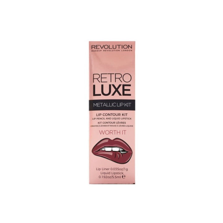 Revolution Retro Luxe Metallic Lip Kit Worth It