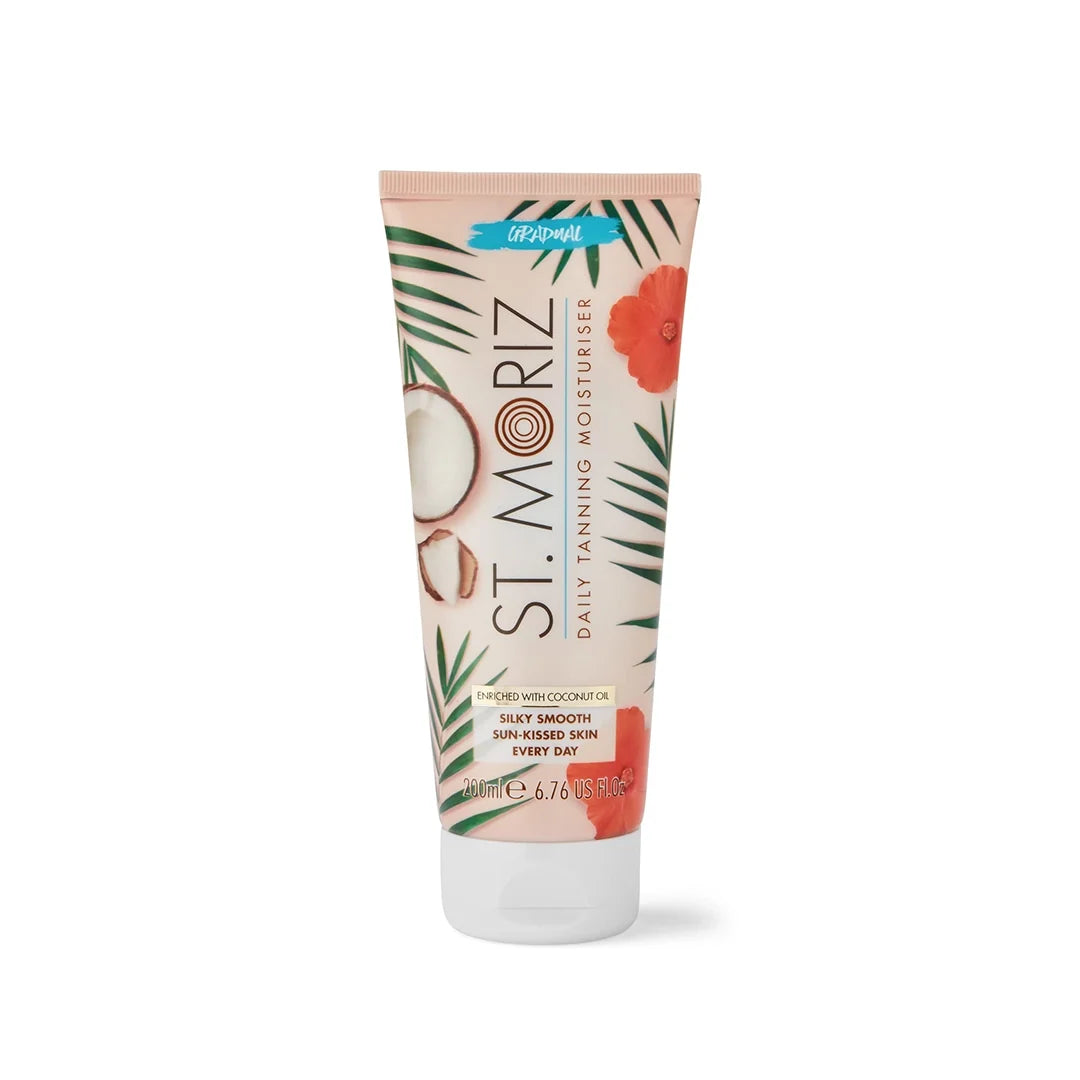 St Moriz Daily Tanning Moisturiser 200ml With Coconut Oil
