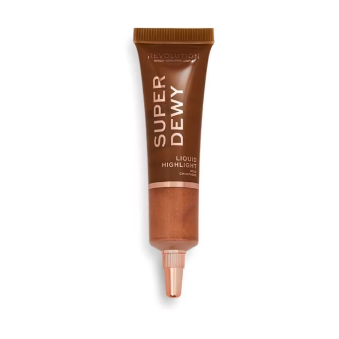 Revolution Super Dewy Liquid Highlighter Gold Champagne