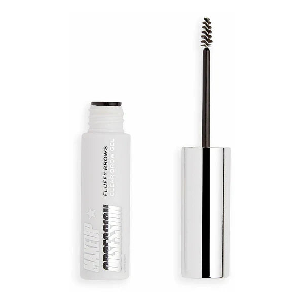 Tester Revolution Makeup Obsession Fluffy Brows Fibre Brow Gel Warm Brown