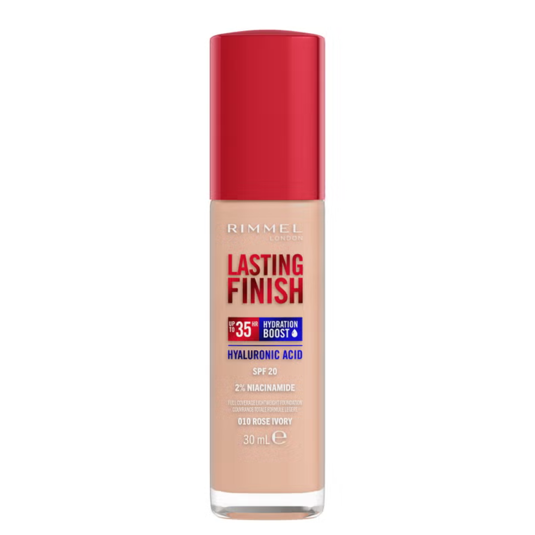 Rimmel Lasting Finish 23H Breathable Foundation 010 Rose Ivory