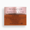 Revolution Conceal & Fix Ultimate Coverage Concealer Dark Tan