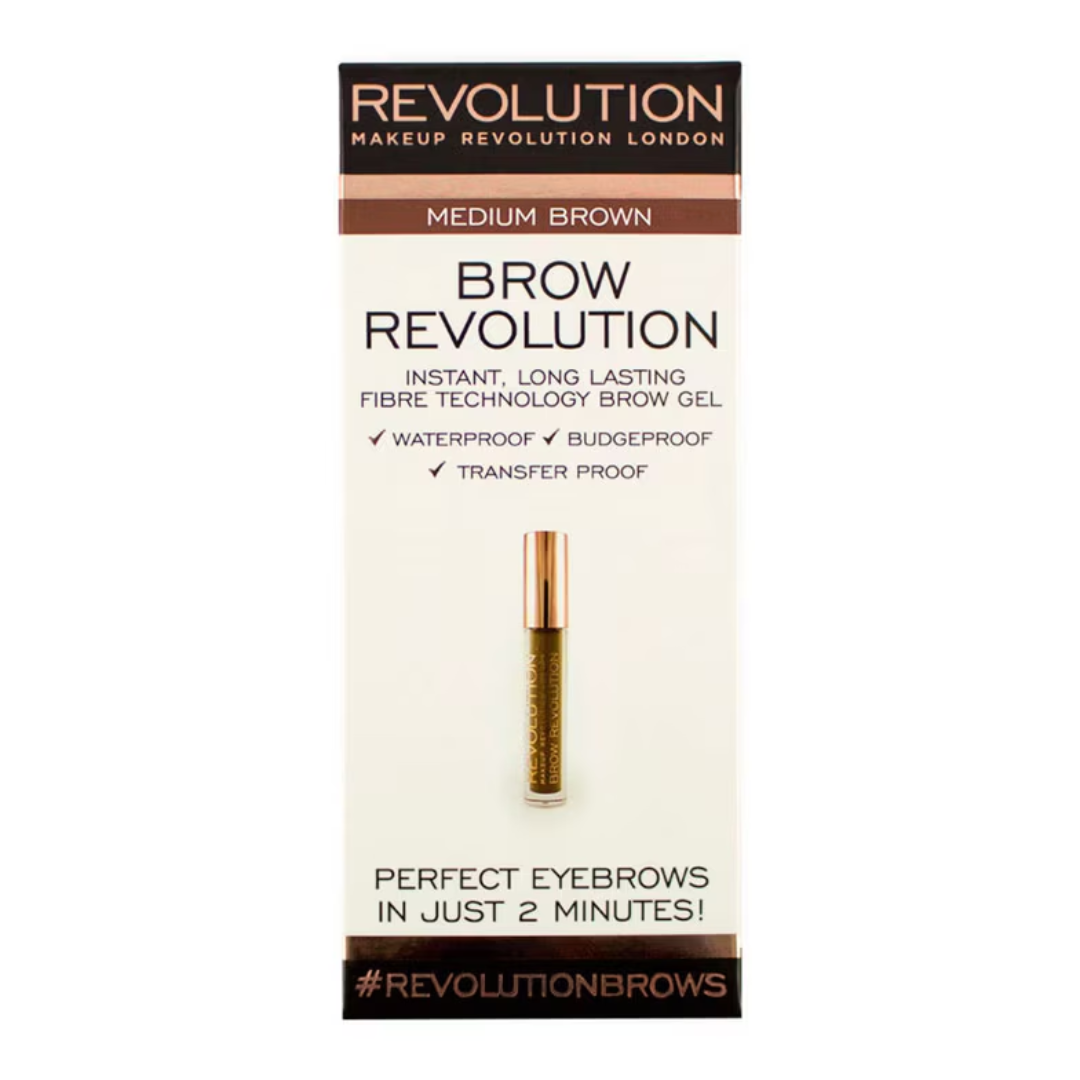 Revolution Long Lasting Brow Gel Medium Brown