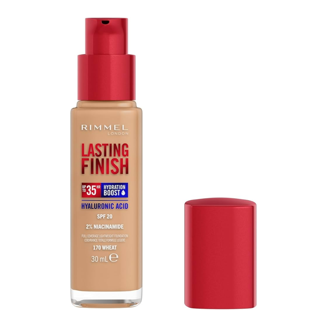 Rimmel Lasting Finish 35H Foundation 170 Wheat SPF 20