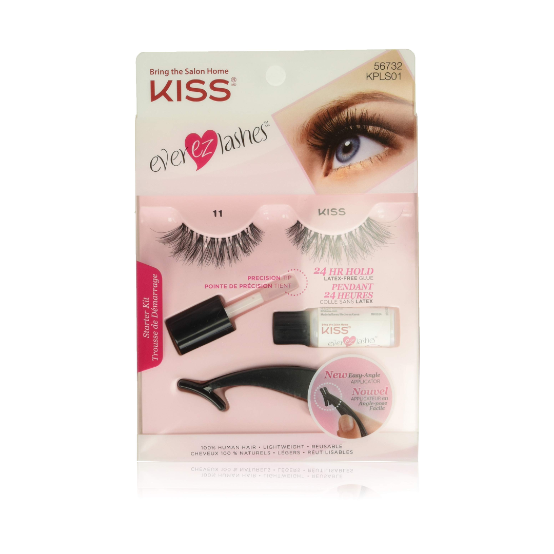 Kiss Ever Ez Lashes 11 Kiss Starter Kit False Eyelashes 56732