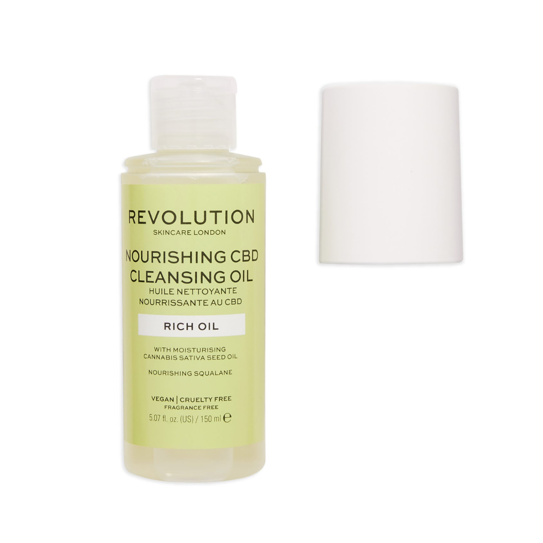 Revolution Nourishing CBD Cleansing Oil with Cannabis Sativa Seed Oil