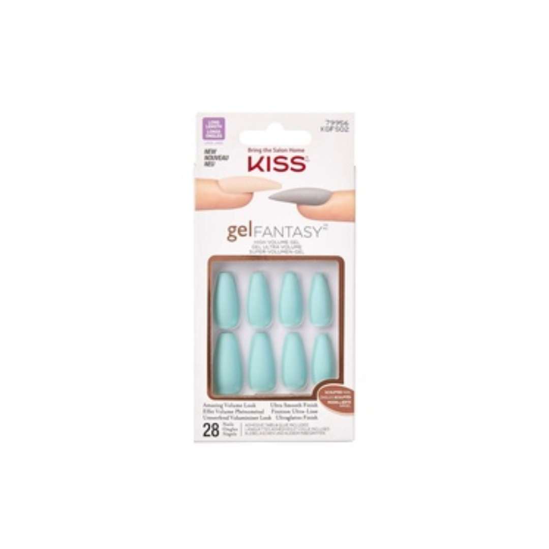 Kiss Jewel Fantasy Nails Long Length 79956 Turquoise