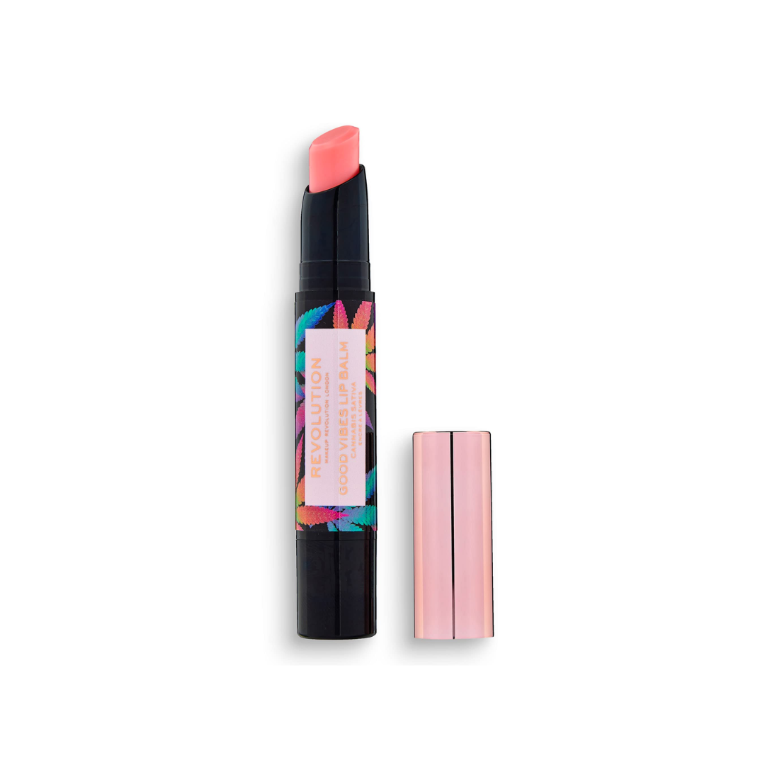 Revolution Good Vibes Lip Balm With Cannabis Sativa Energy