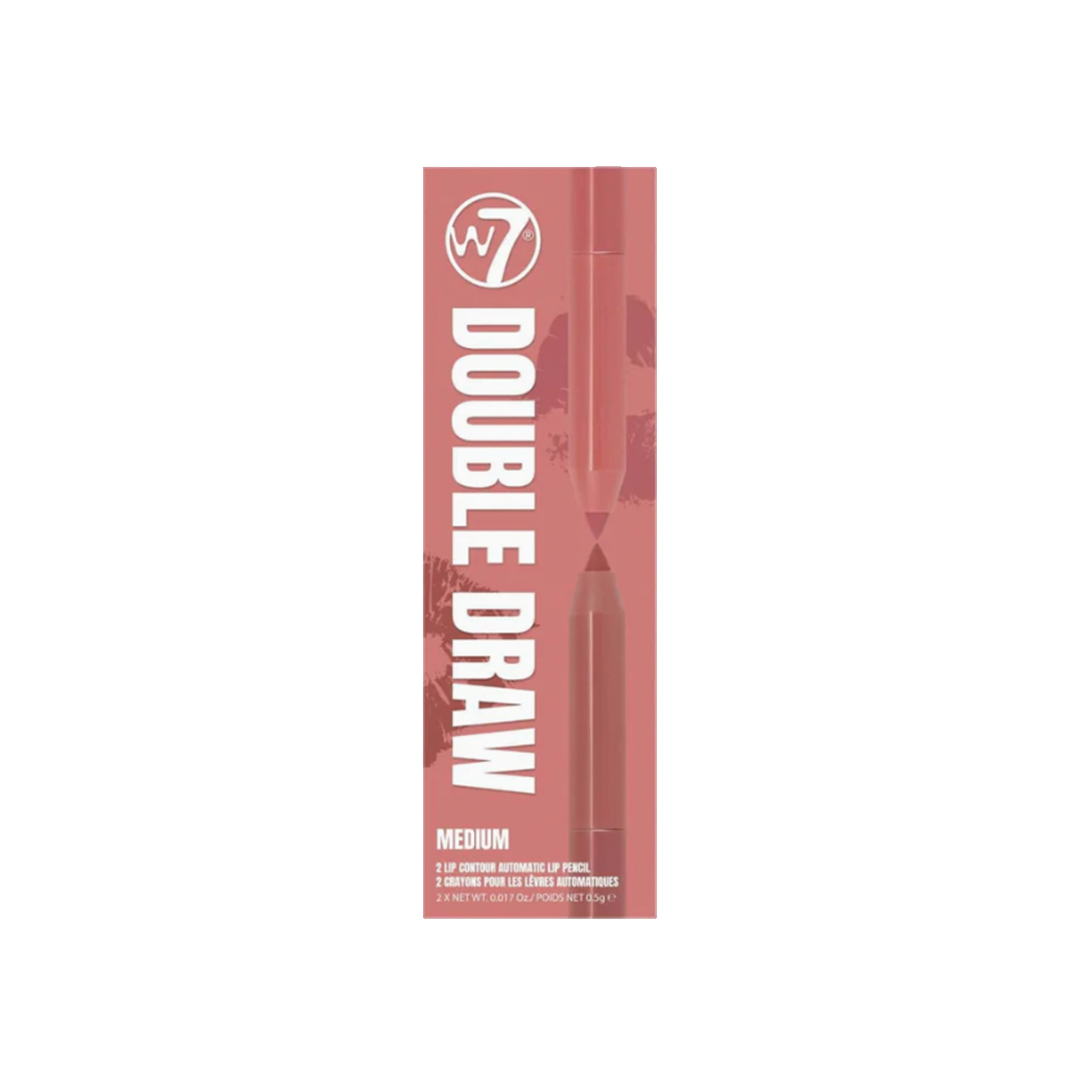 W7 Double Draw Automatic Lip Liner Medium