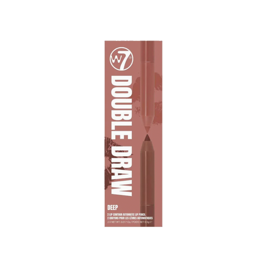 W7 Double Draw Automatic Lip Liner Deep
