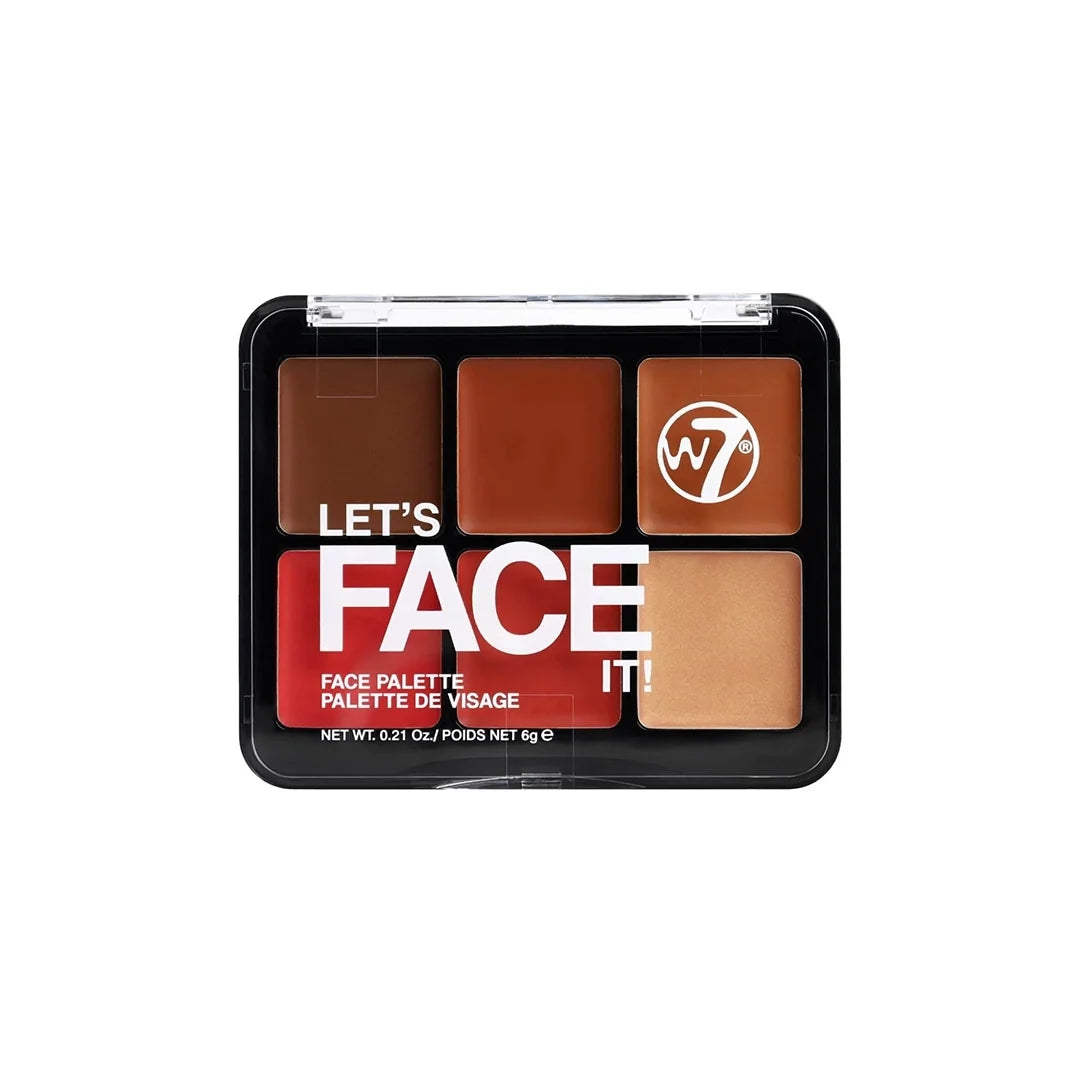 W7 Lets Face It Palette Desert Glow