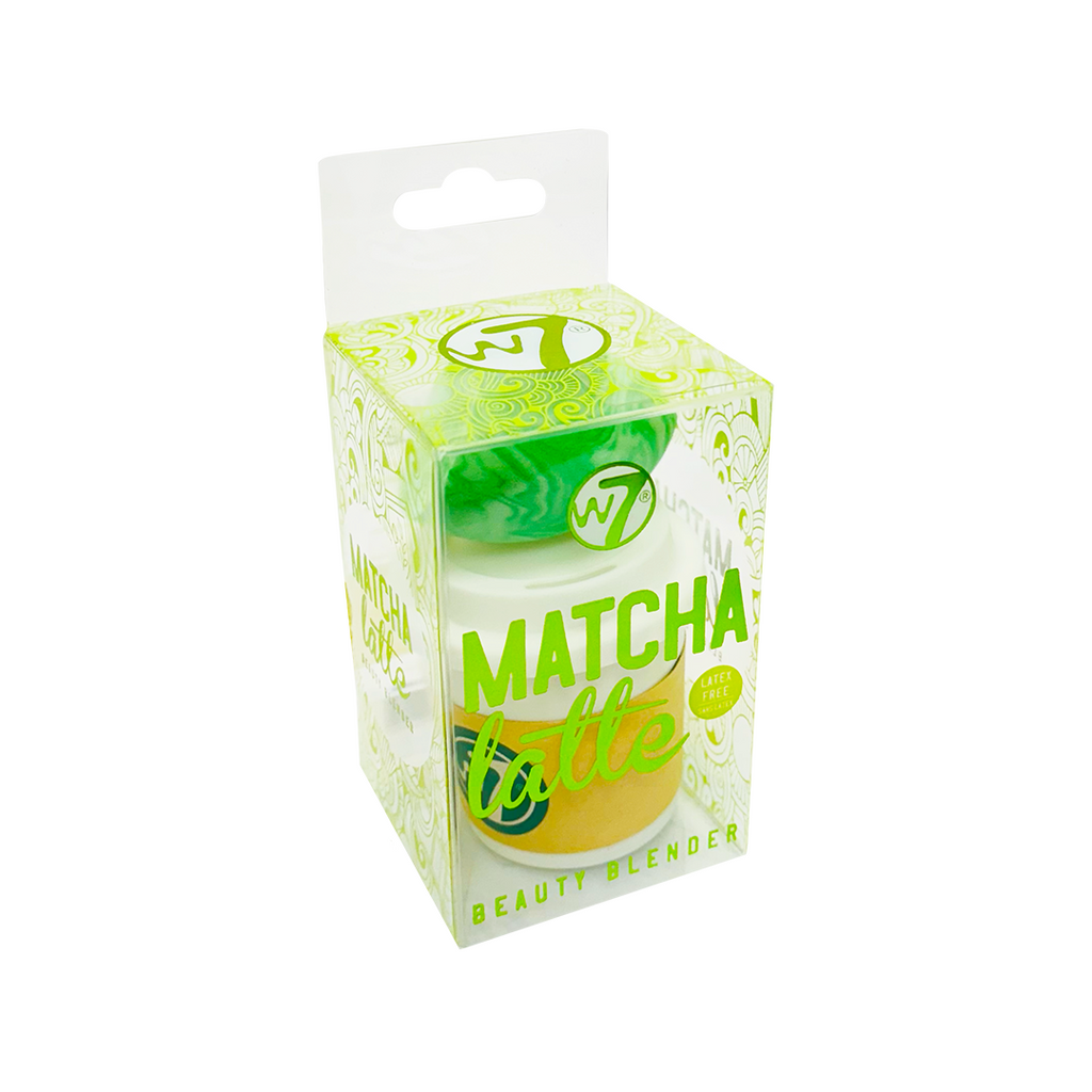 W7 Matcha Latte Beauty Sponge With Cup Holder