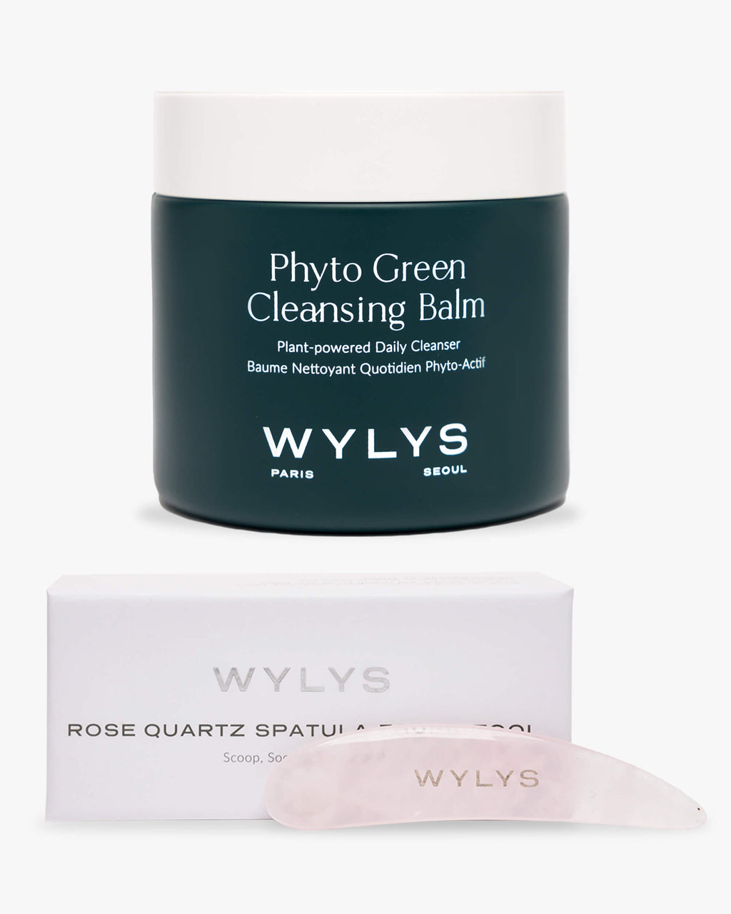 Wylys Phyto Green Cleansing Balm & Rose Quartz Spatula ($96 Value)