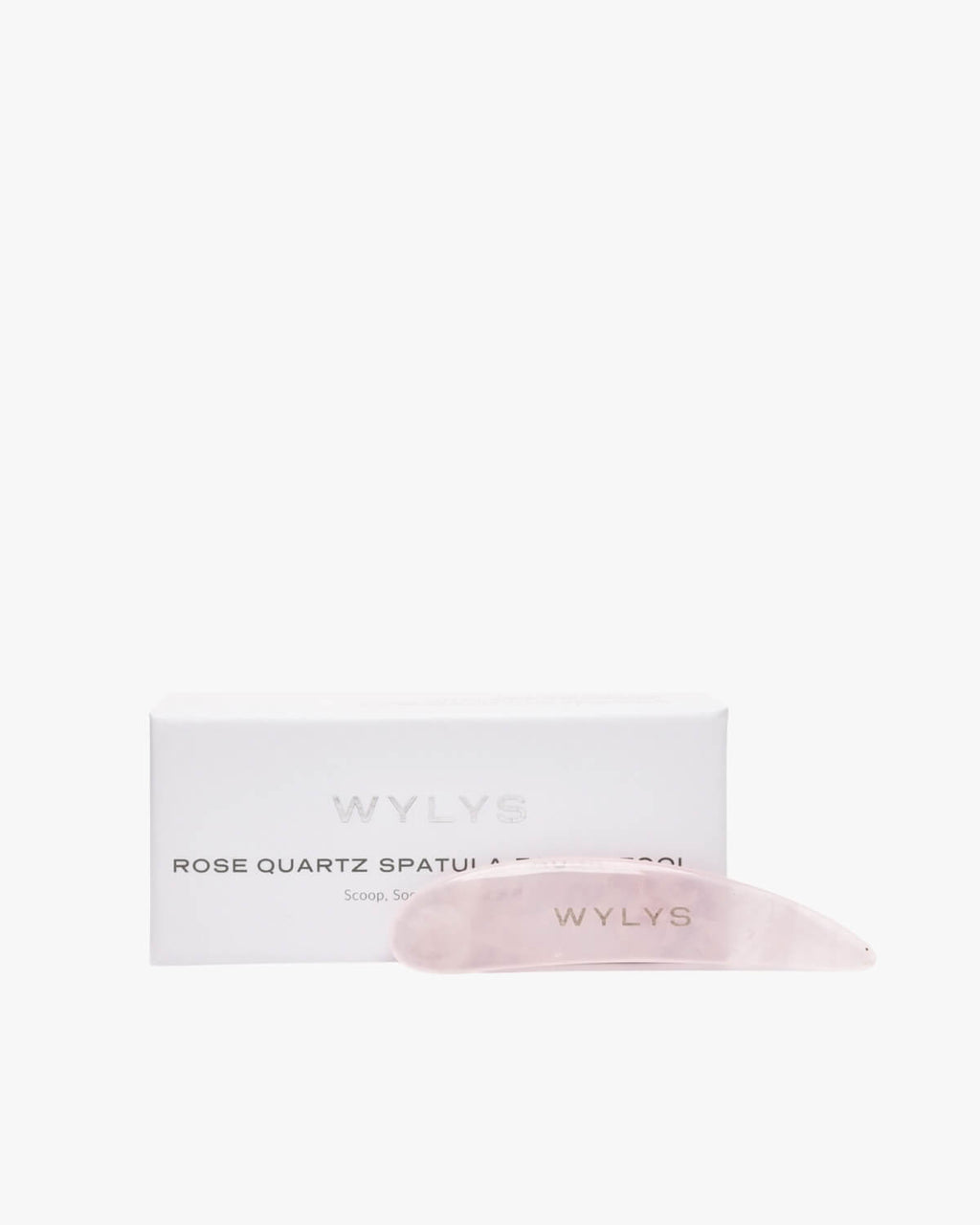 Wylys Rose Quartz Spatula Facial Tool