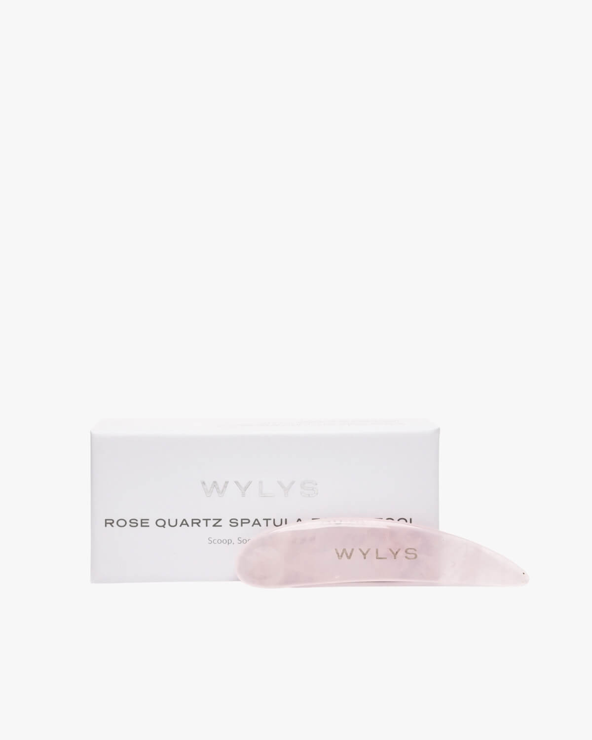 Wylys Rose Quartz Spatula Facial Tool