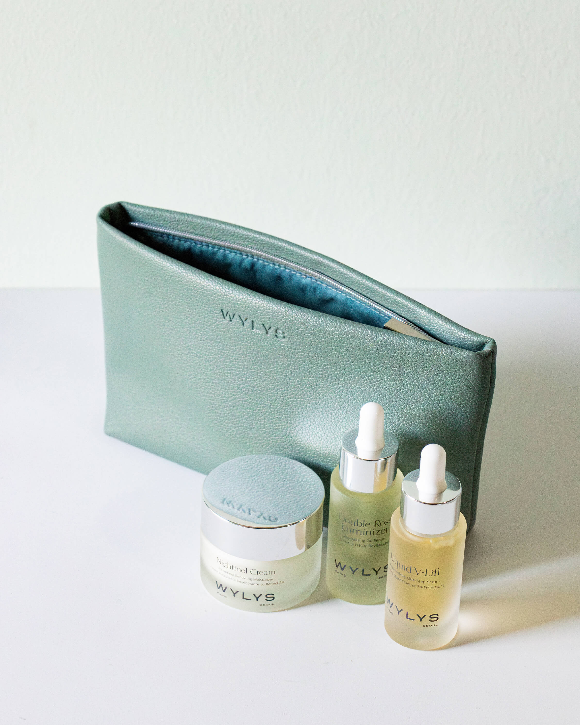 Wylys Sage Verte Makeup Bag