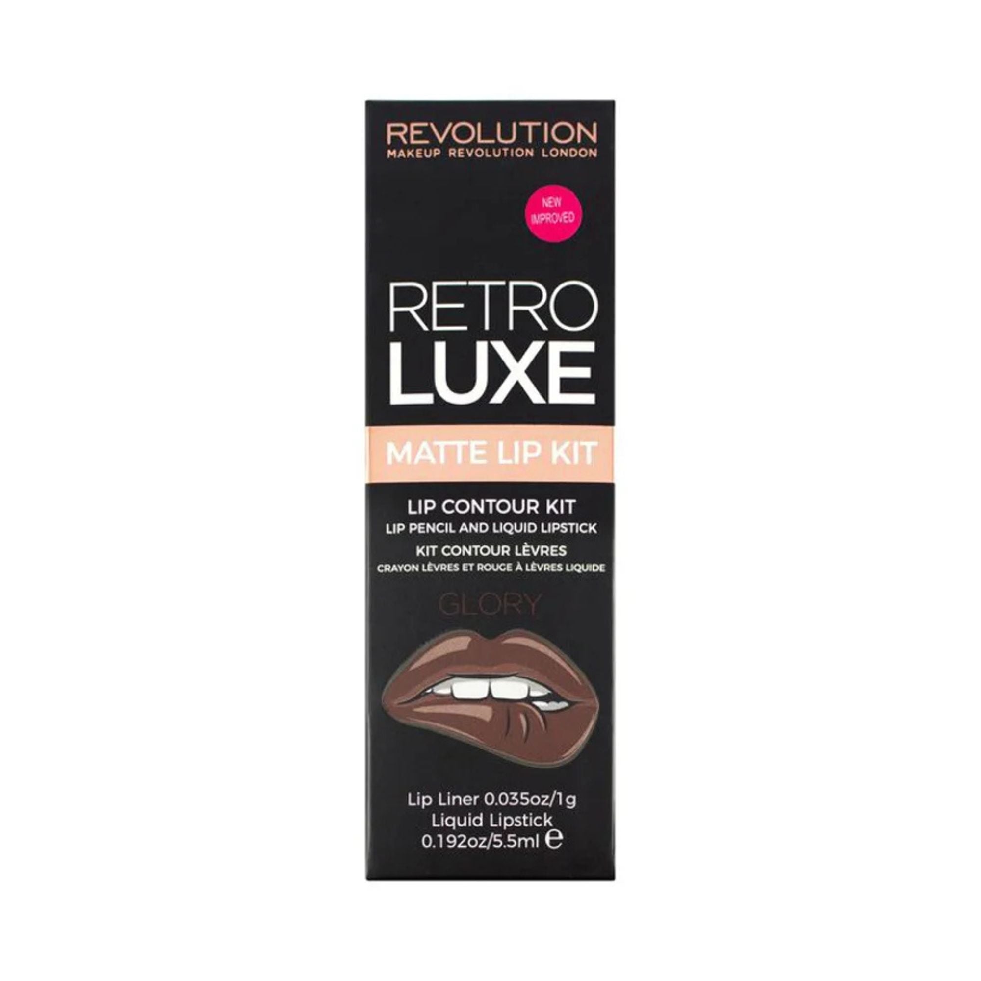 Revolution Retro Luxe Matte Lip Kit Glory