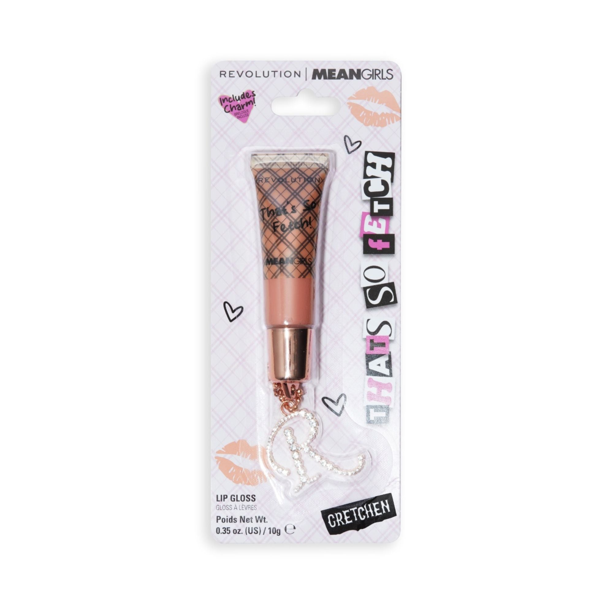 Revolution X Mean Girls Lip Gloss W Charm Thats So Fetch Gretchen