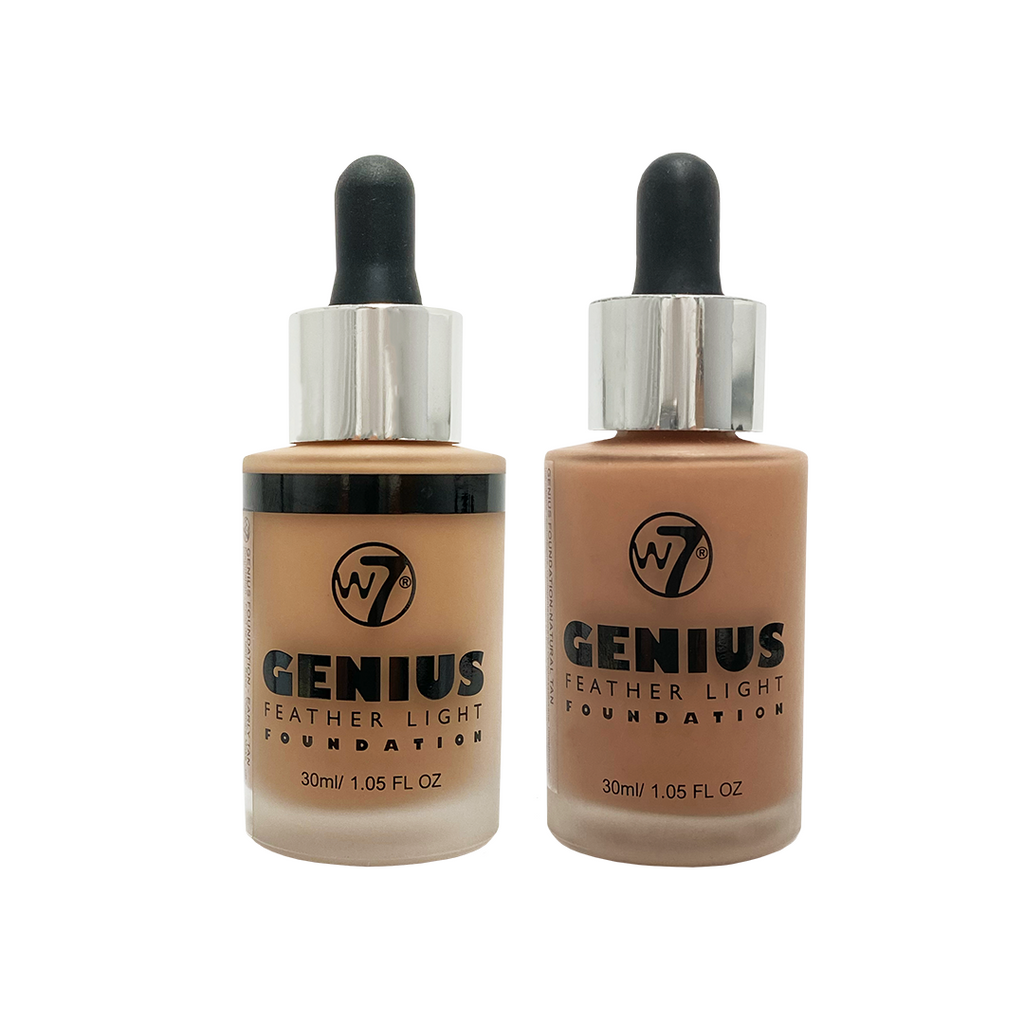 W7 Genius Feather Light Foundation Assorted